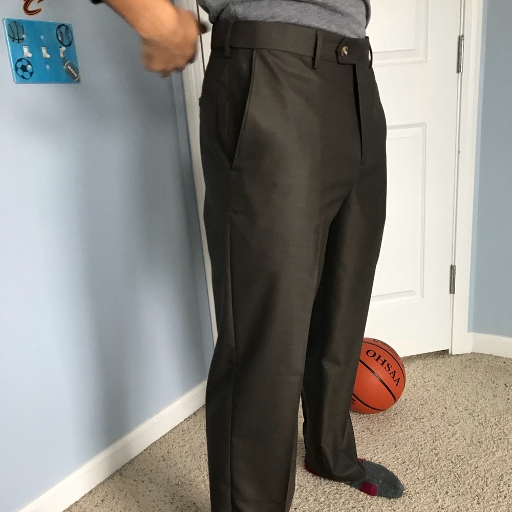 Brown Croft and Barrow Comfort Dress Pants